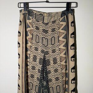 ANGL Flowy Printed Festival Wide Leg Pant - Size Medium